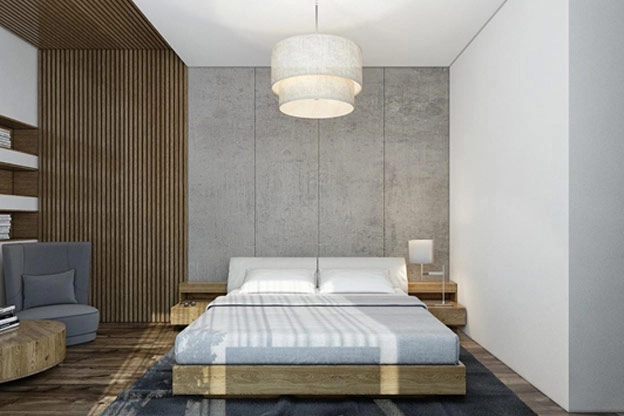 طراحی ویلا ترکیب چوب و بتن